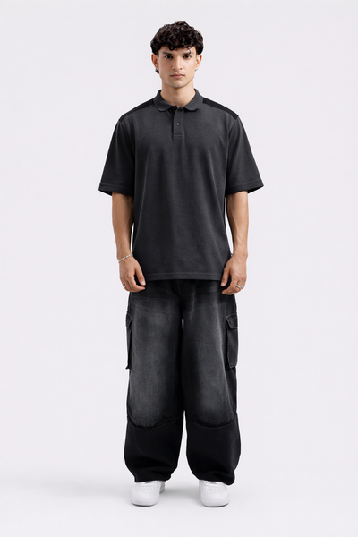 Zipper Polo – Dark Teal