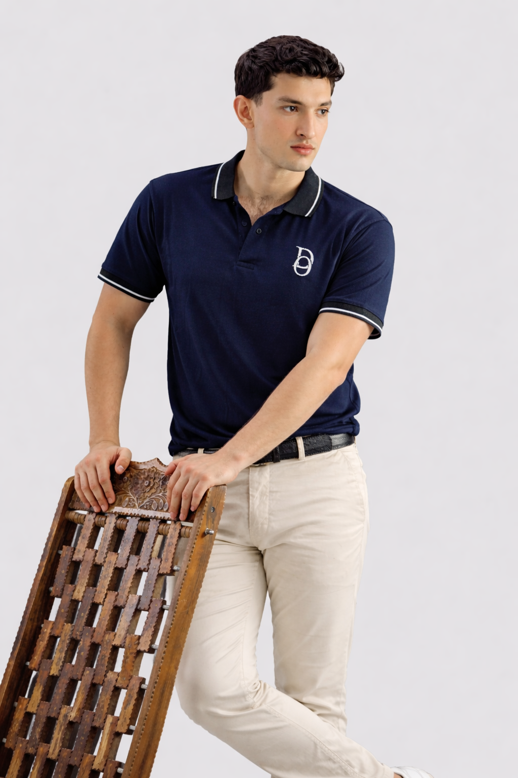 Classic Polo Shirt – Navy Blue