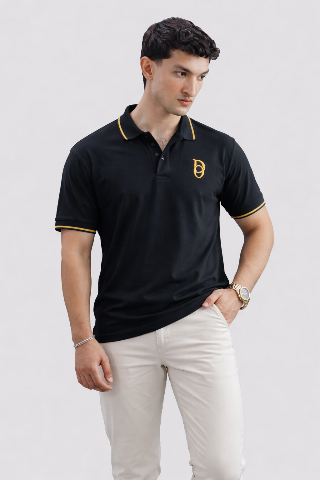 Classic Polo Shirt – Black