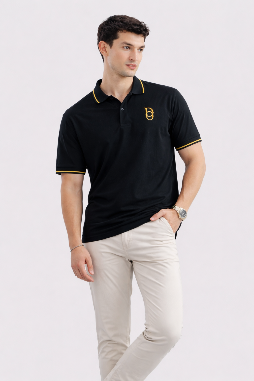 Classic Polo Shirt – Black