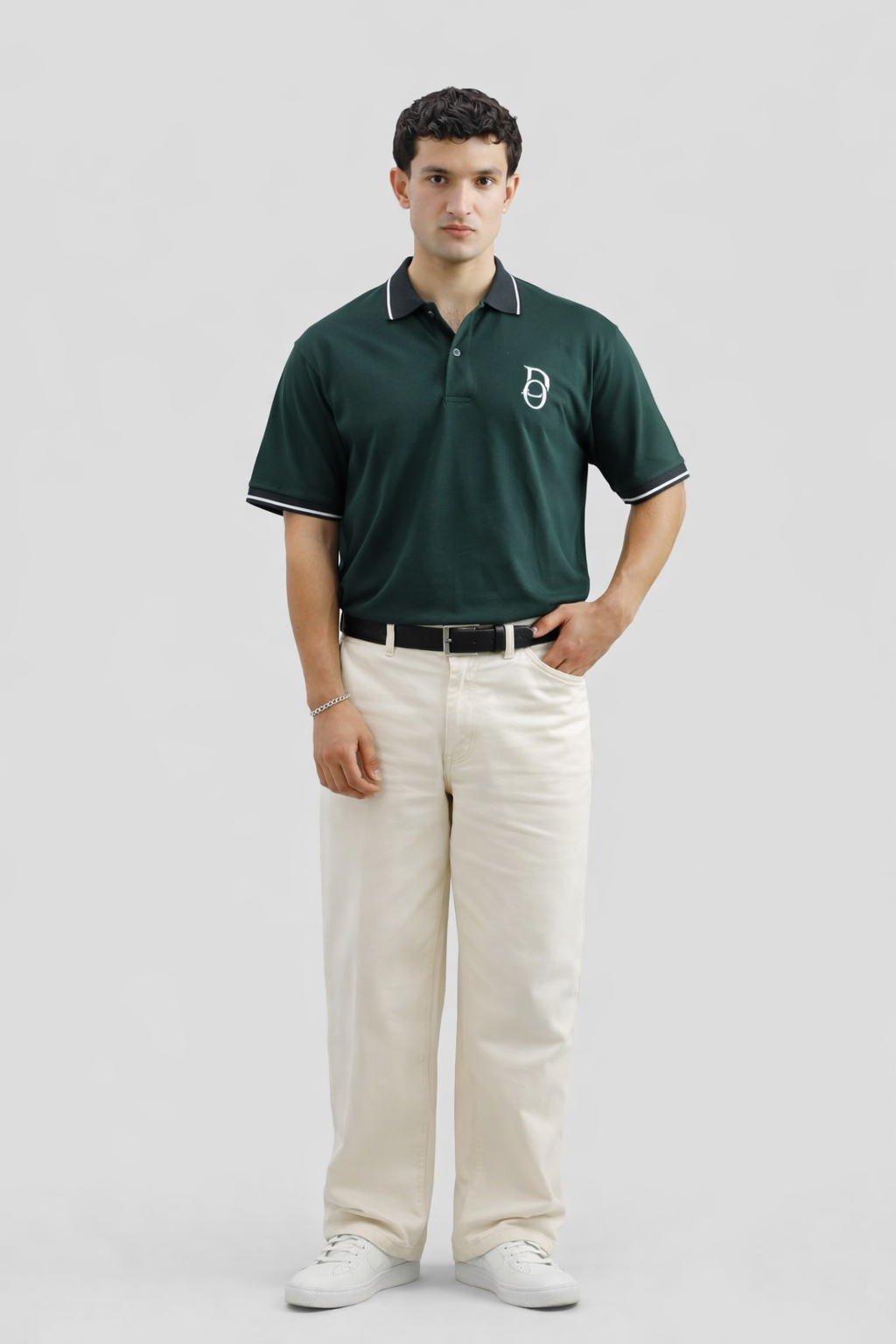 Classic Polo Shirt – Bottle Green