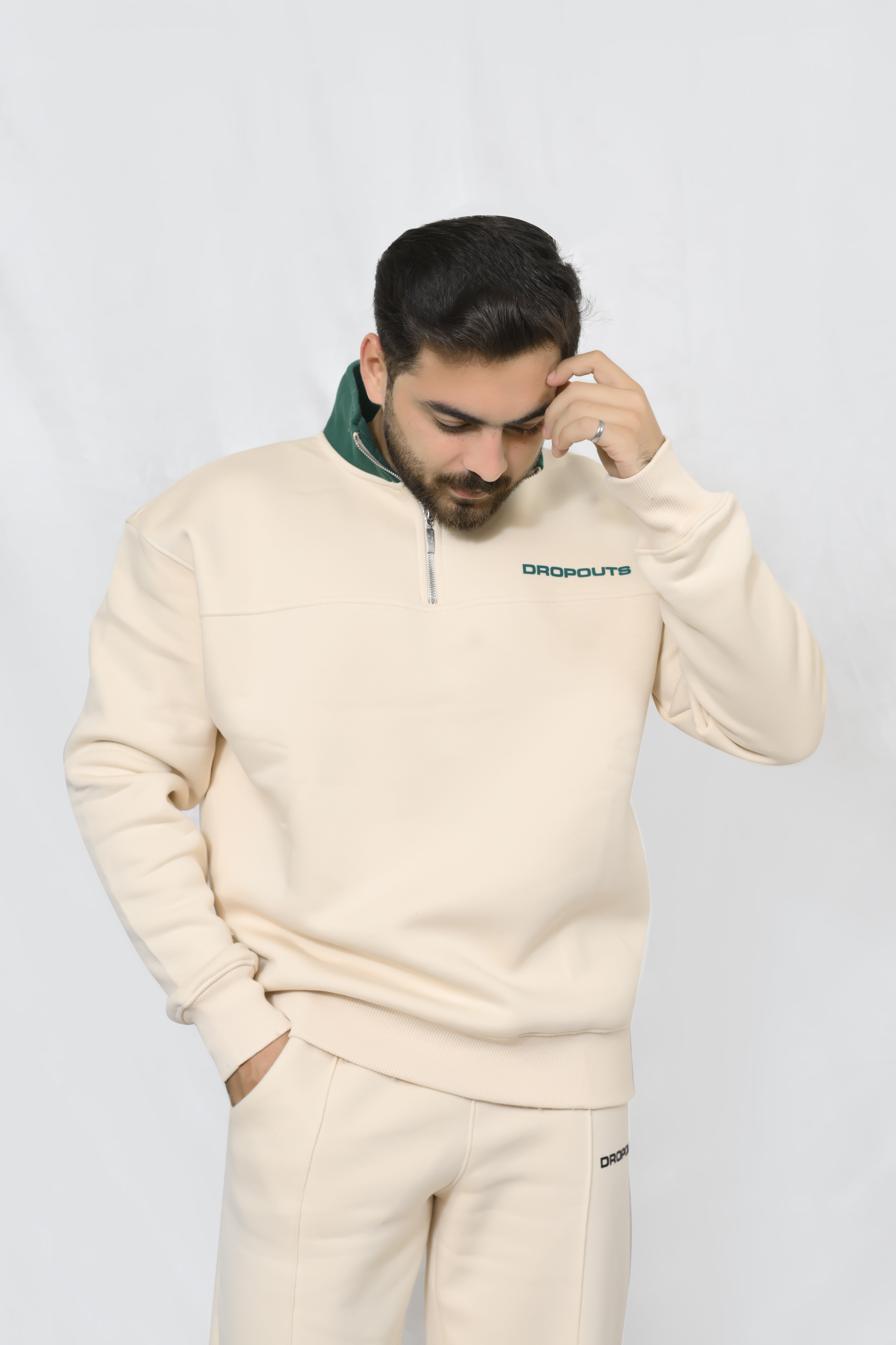 DROPOUTS Mock Neck Sweatshirt