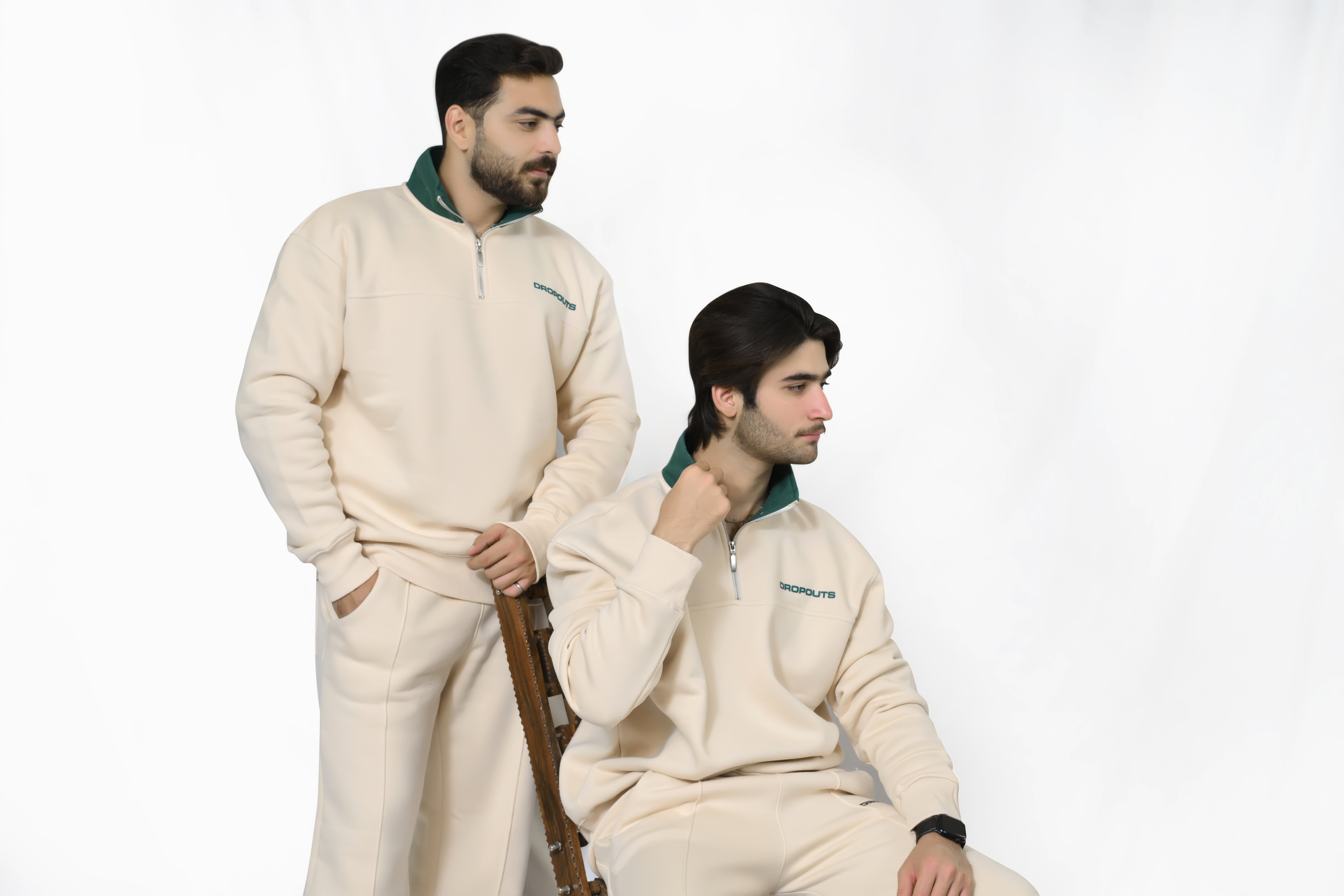 DROPOUTS Mock Neck Sweatshirt