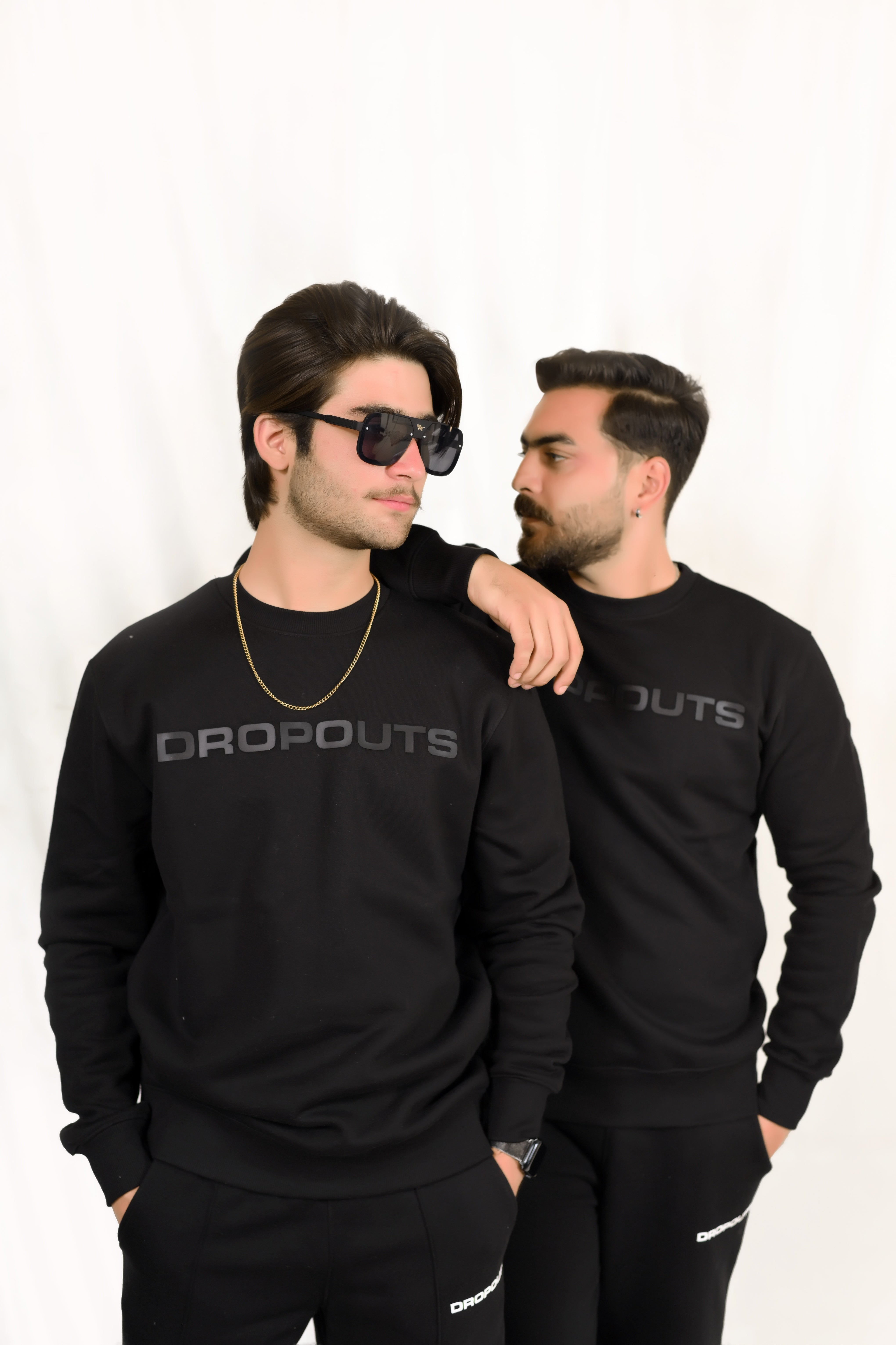 DROPOUTS Black Sweatshirt