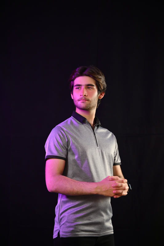 Zipper Polo – Silver