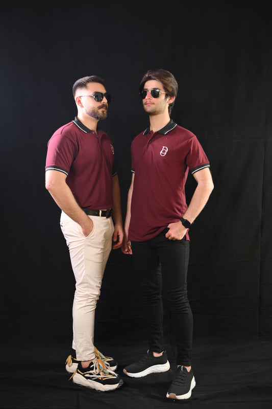 Classic Polo Shirt – Maroon