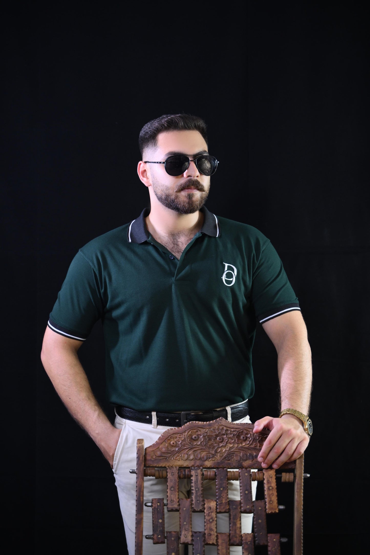 Classic Polo Shirt – Bottle Green