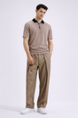 Zipper Polo – Blend Brown