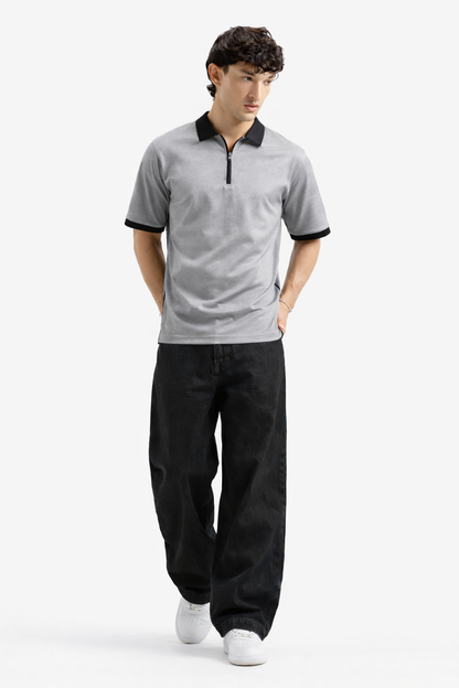 Zipper Polo – Silver