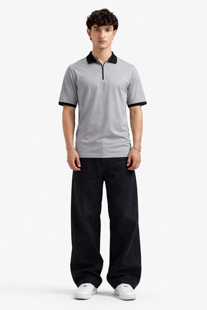 Zipper Polo – Silver