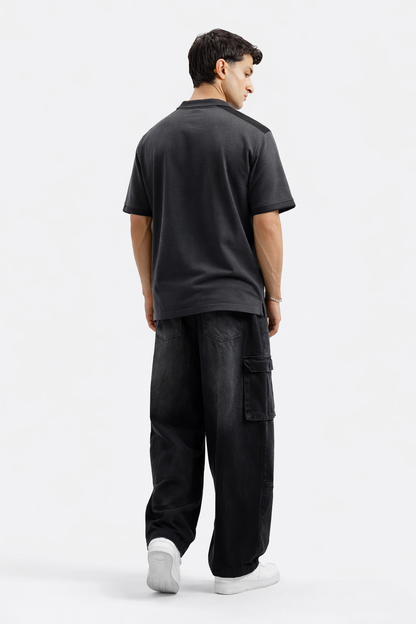 Zipper Polo – Dark Teal