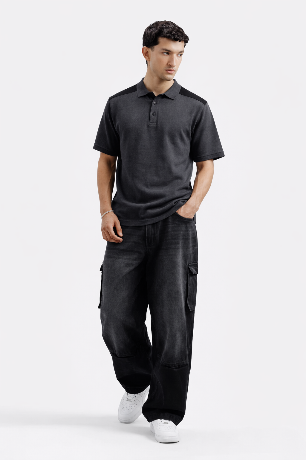 Zipper Polo – Dark Teal