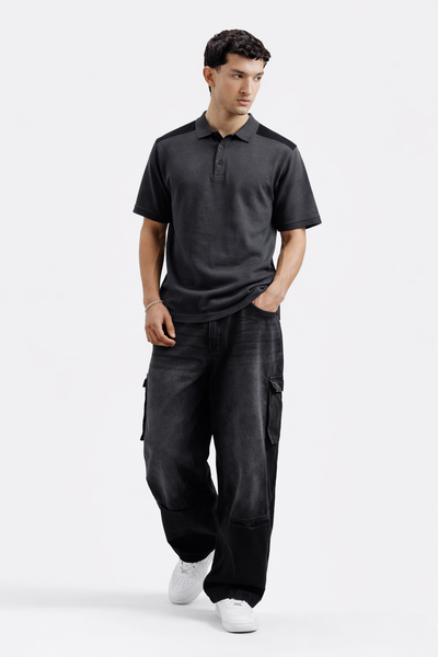 Zipper Polo – Dark Teal