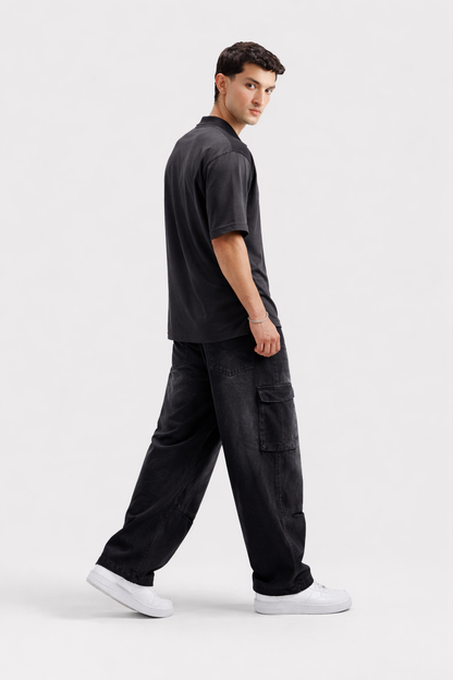 Zipper Polo – Dark Teal