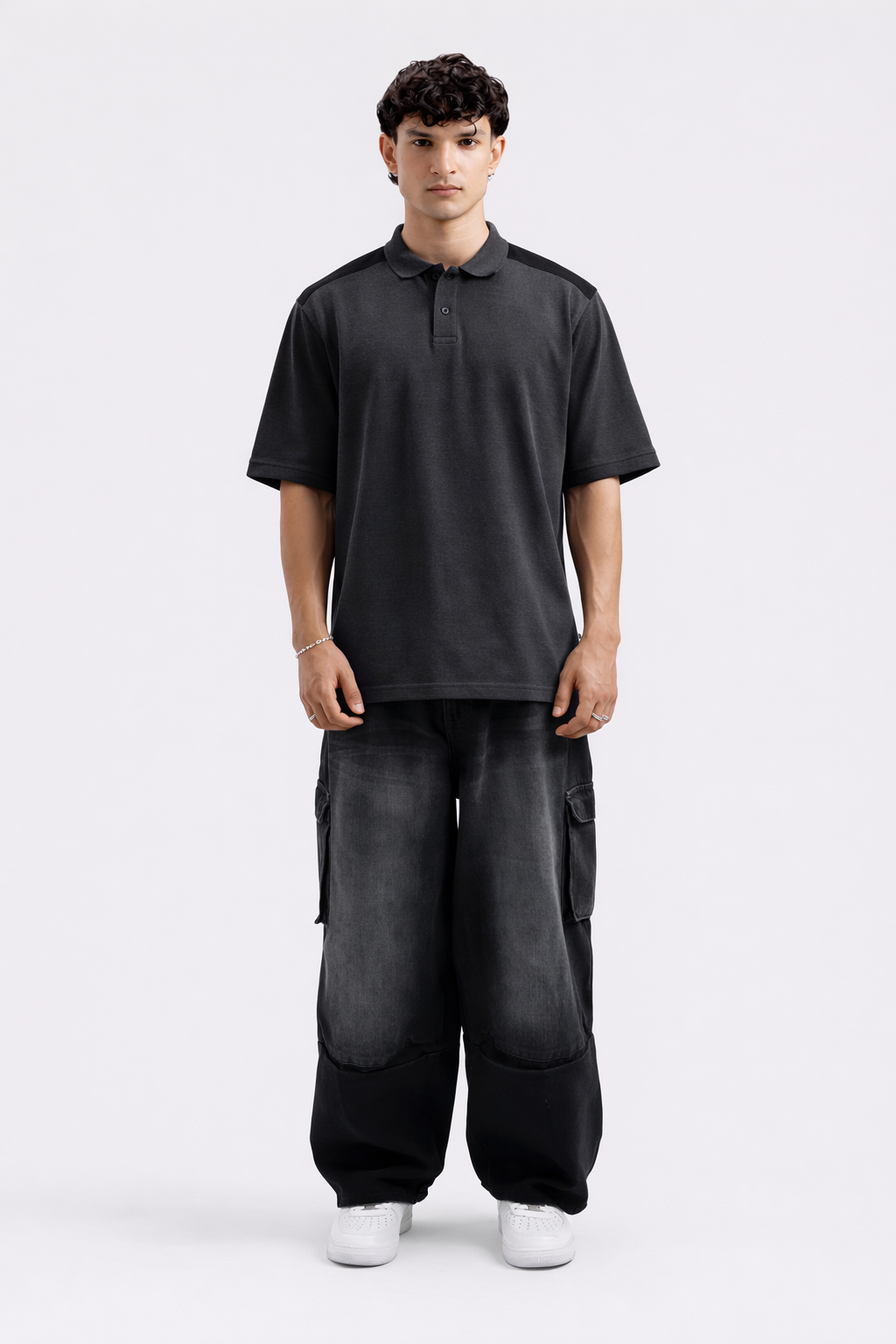 Zipper Polo – Dark Teal