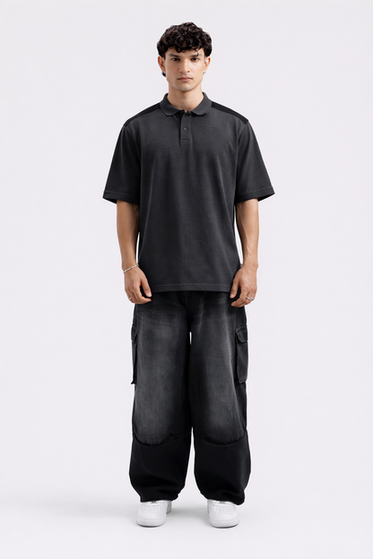 Zipper Polo – Dark Teal