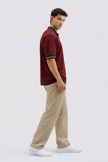 Classic Polo Shirt – Maroon