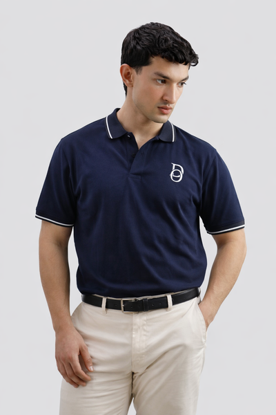 Classic Polo Shirt – Navy Blue