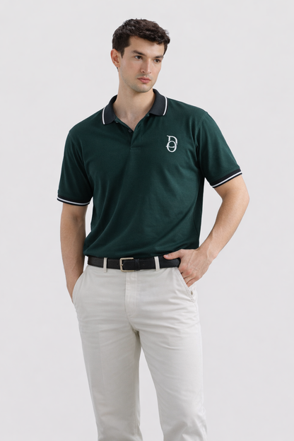 Classic Polo Shirt – Bottle Green