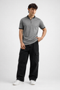 Zipper Polo – Gray