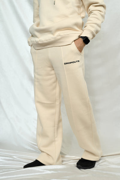 DROPOUTS Beige Trouser (Straight Fit with Lining)