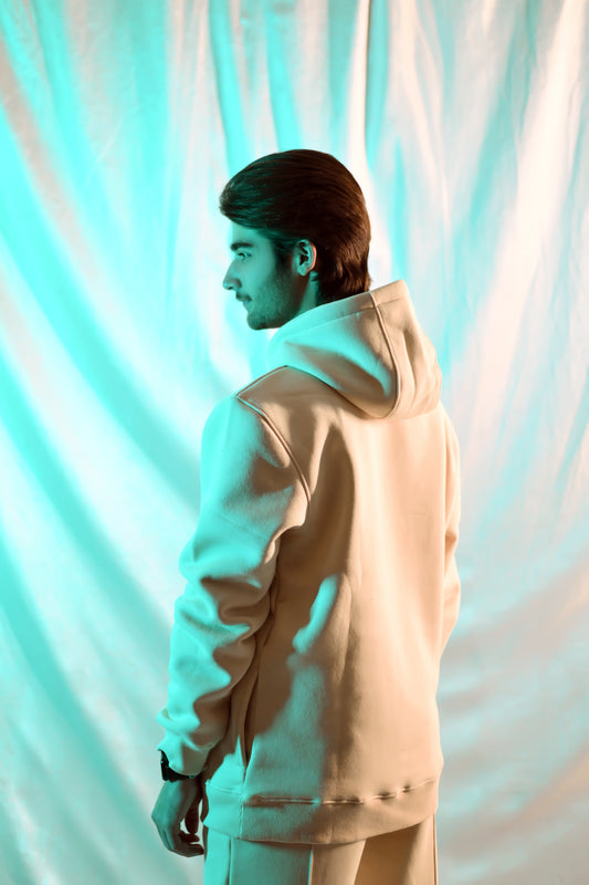 DROPOUTS Beige Hoodie