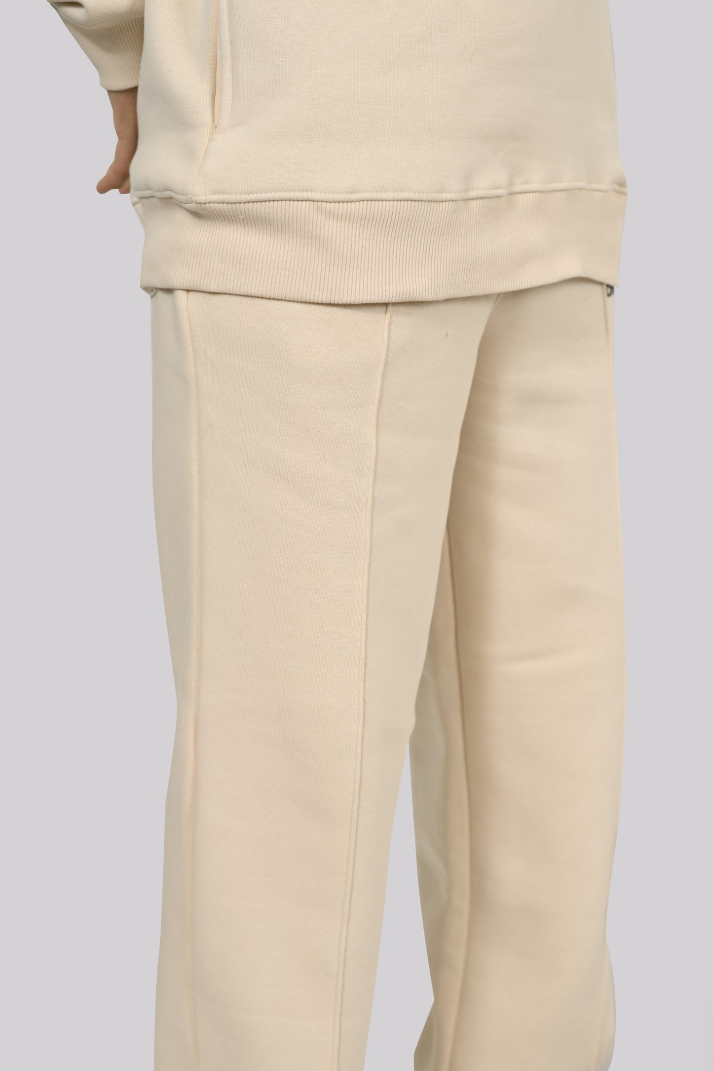 DROPOUTS Beige Trouser (Straight Fit with Lining)