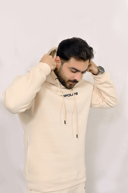 DROPOUTS Beige Hoodie