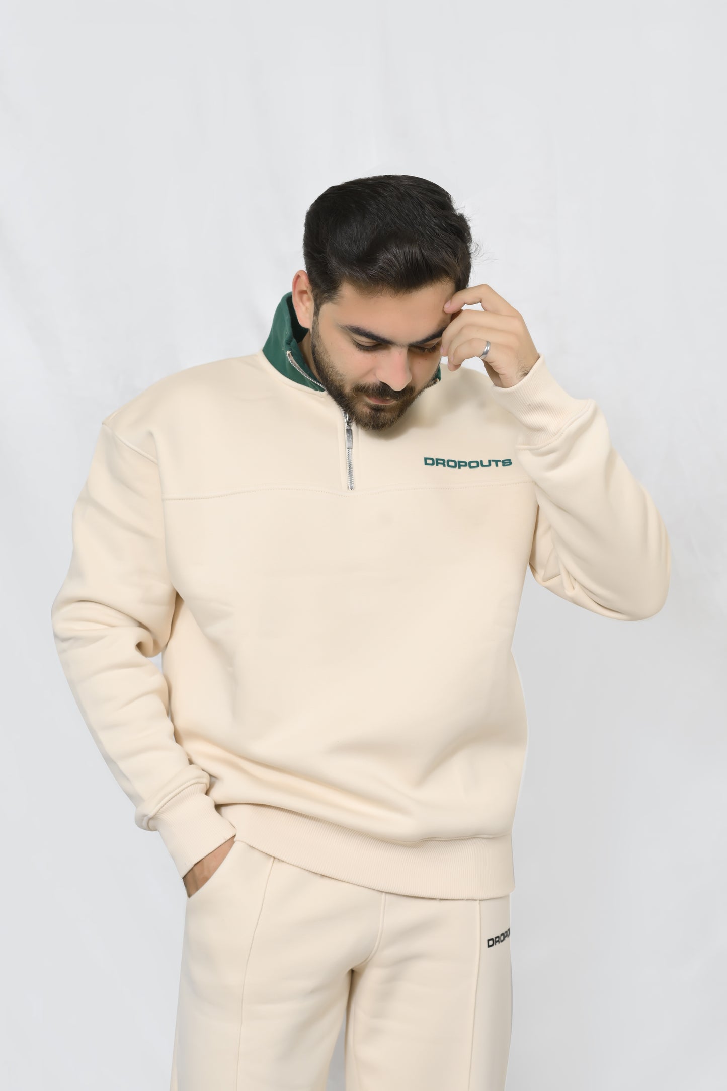 DROPOUTS Mock Neck Sweatshirt