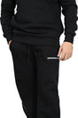 DROPOUTS Black Trouser (Straight Fit)