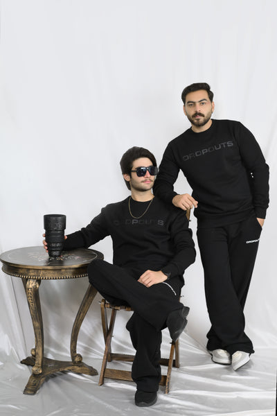 DROPOUTS Black Sweatshirt