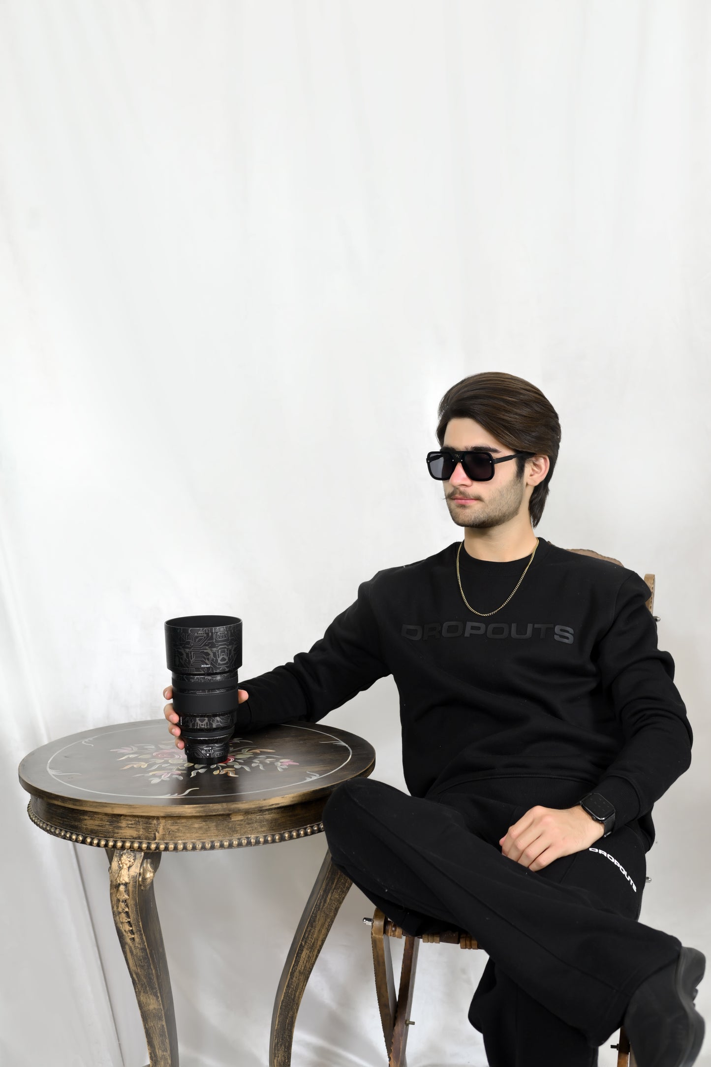 DROPOUTS Black Sweatshirt