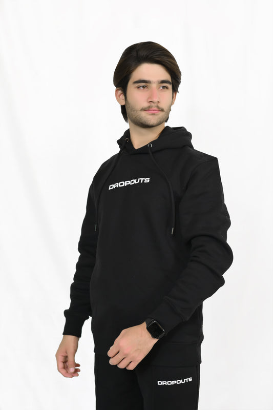 DROPOUTS Black Hoodie