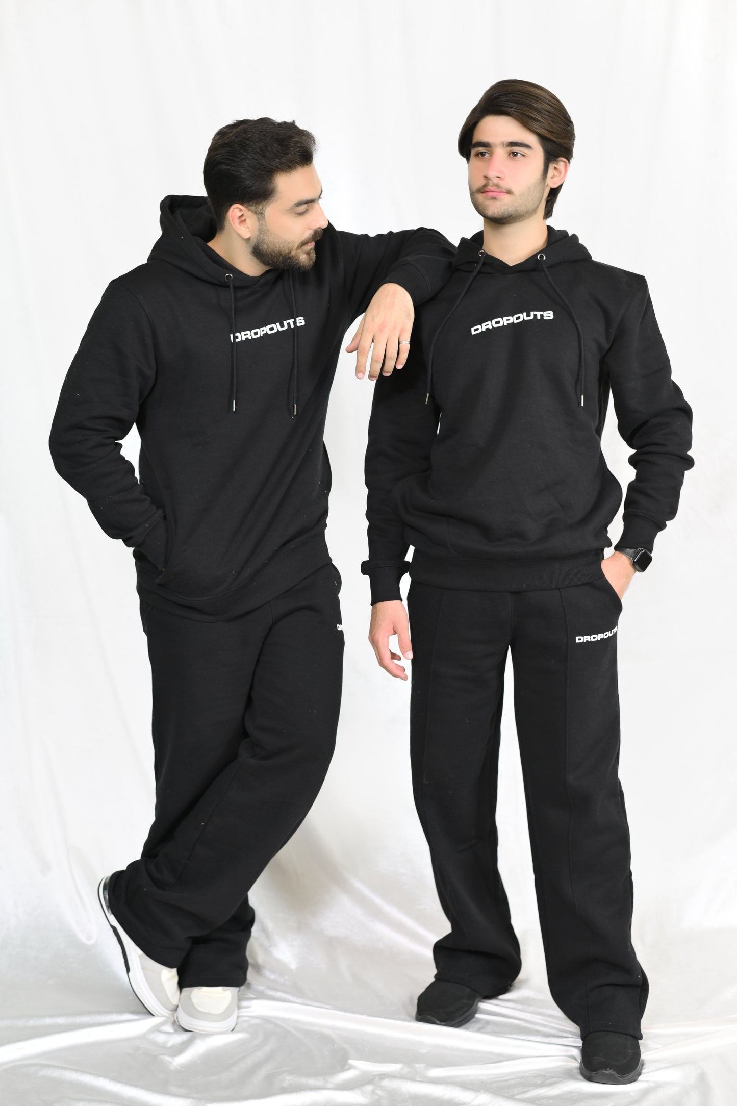 DROPOUTS Black Hoodie