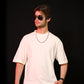 Oversized Tee – Cream (DEGREES FADE DREAMS DONT Print)