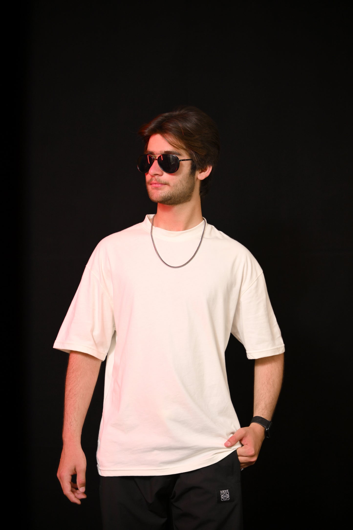 Oversized Tee – Cream (DEGREES FADE DREAMS DONT Print)