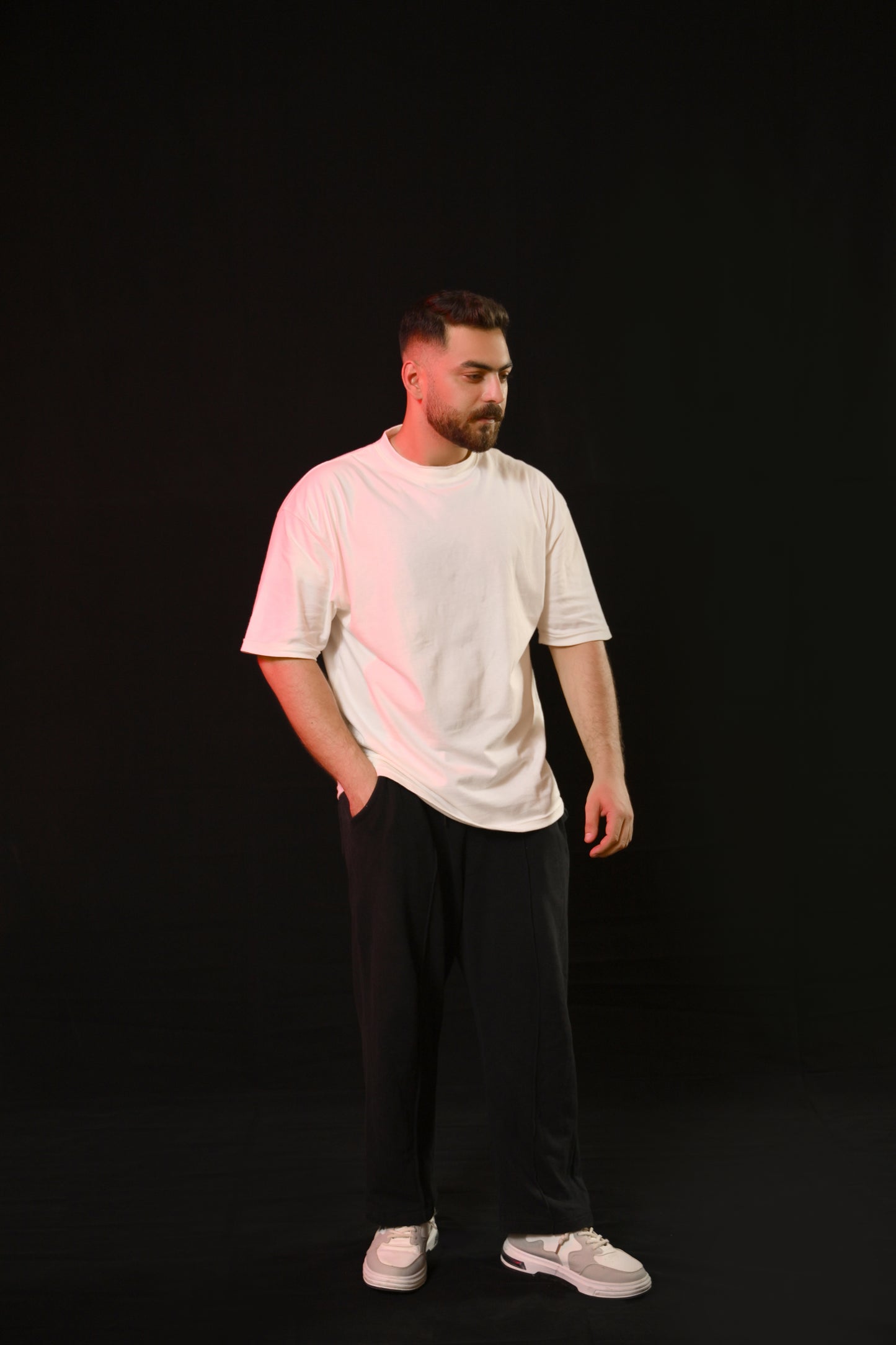 Oversized Tee – Cream (DEGREES FADE DREAMS DONT Print)