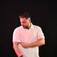 Thermal V-Neck Polo – Creme