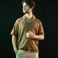 Cuban Collar Shirt – Camel