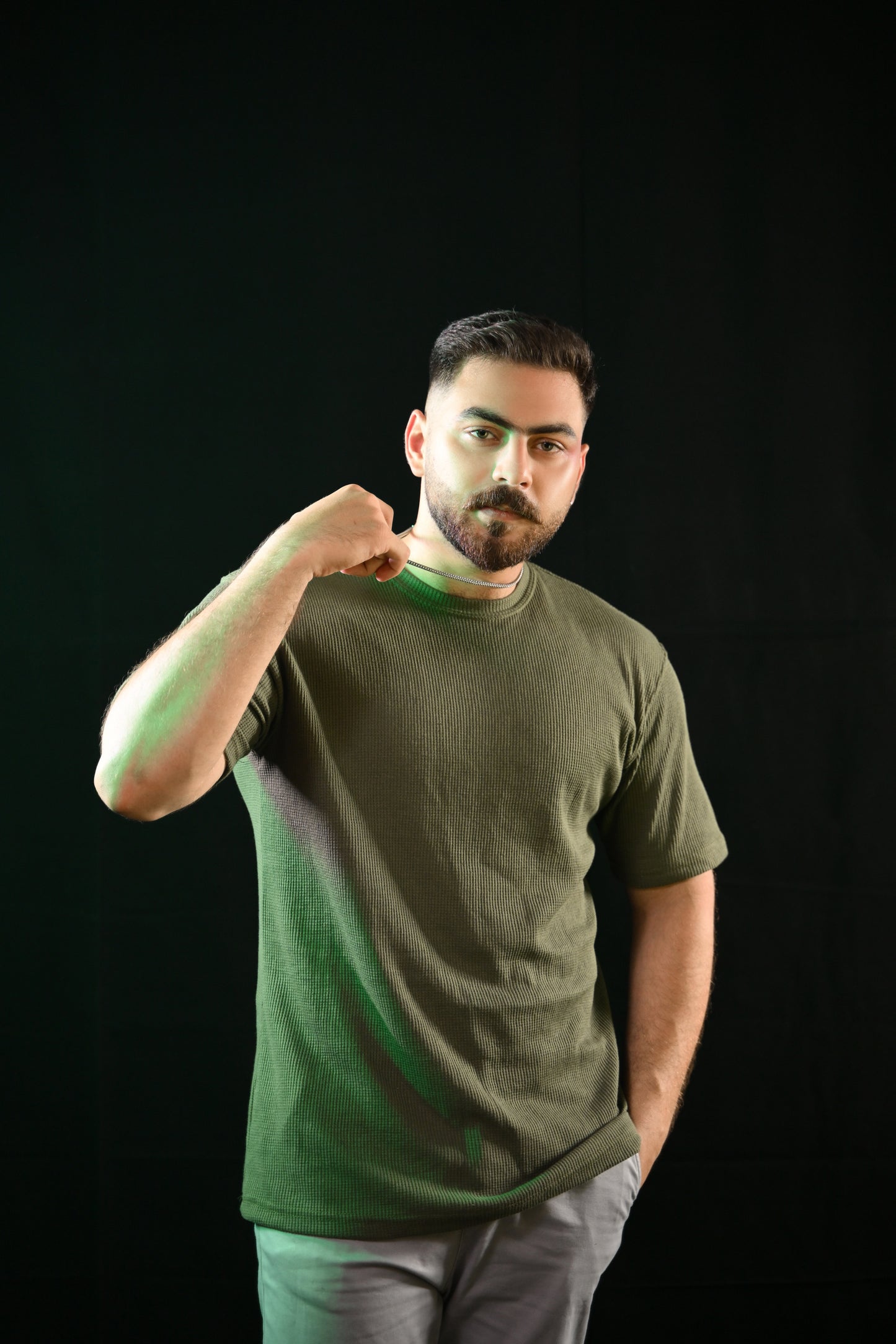 Jersey T-Shirt – Olive Green