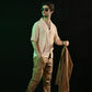 Cuban Collar Shirt – Beige