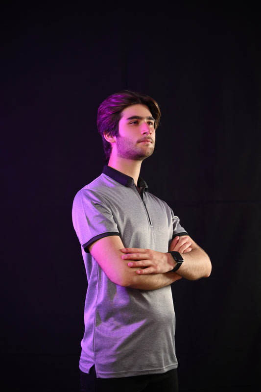 Zipper Polo – Silver