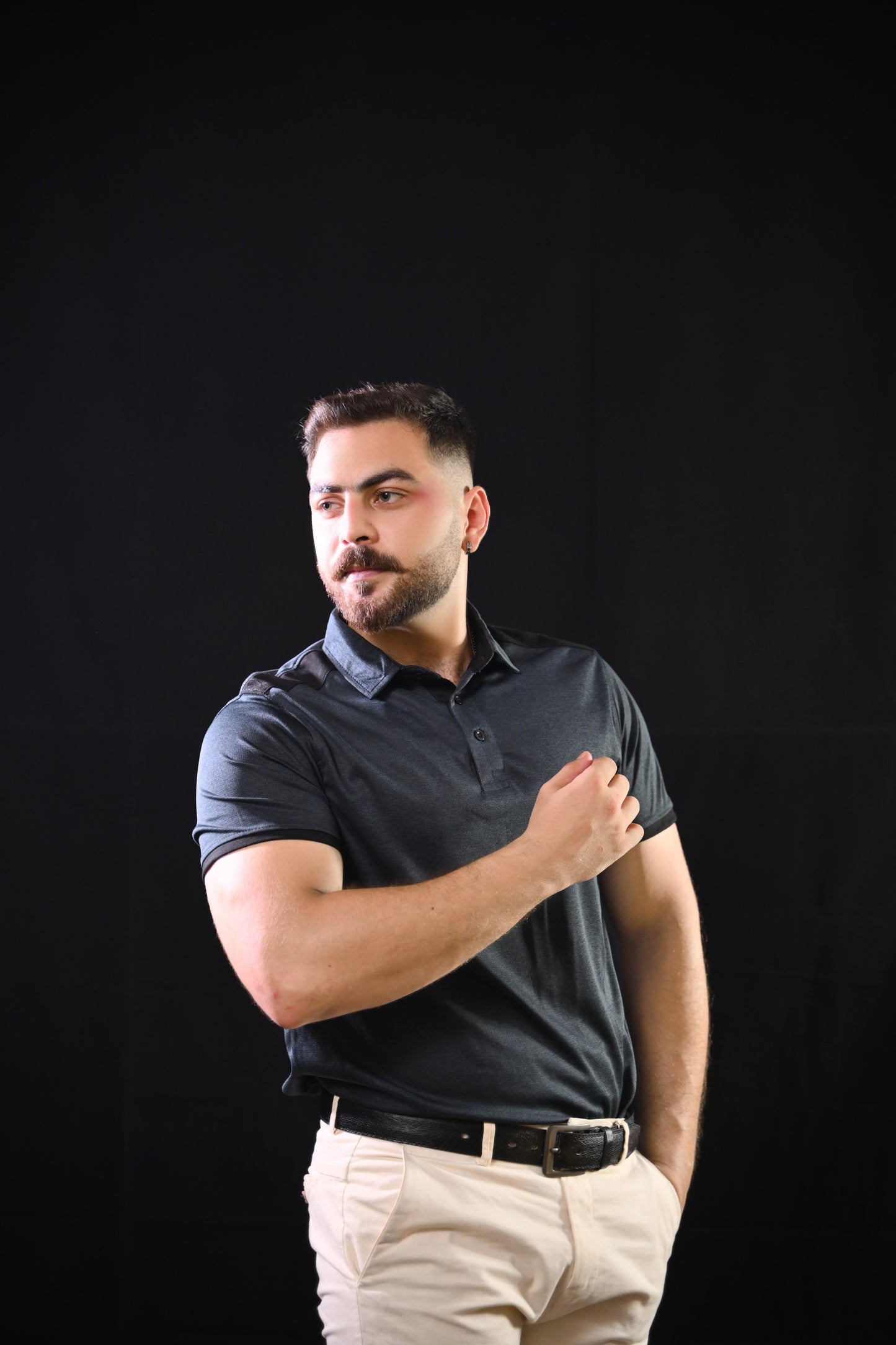 Zipper Polo – Dark Teal