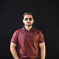 Zipper Polo – Maroon