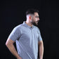 Classic Polo Shirt – Gray (100% Cotton)